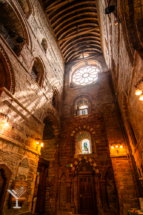 The south transept at St. Magnus Cathedral, Kirkwall.